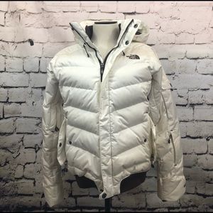 The North Face 600 Recco down ski coat with hood